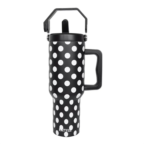 KATY DID Tumbler Black Dots