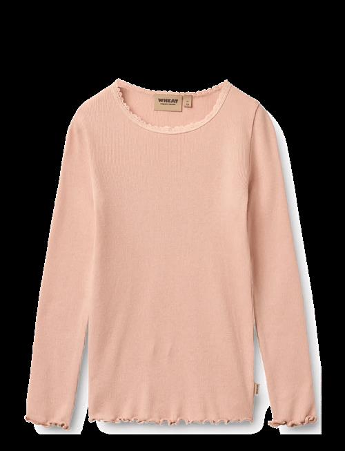 Wheat | Rib T-Shirt Lace Ls | 110