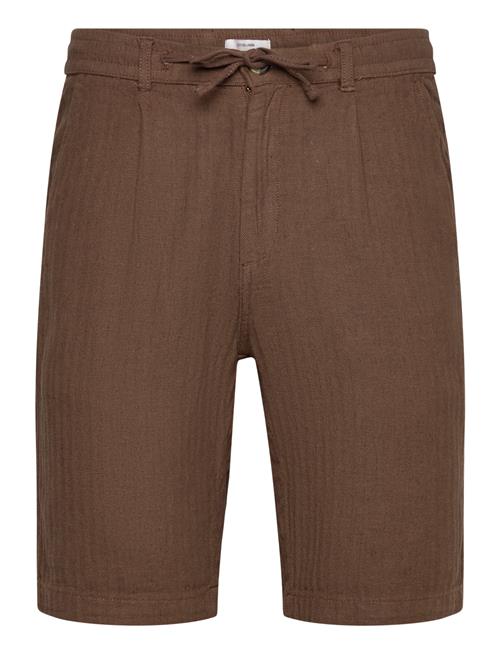 Lindbergh | Linen Blend Herringbone Short | S
