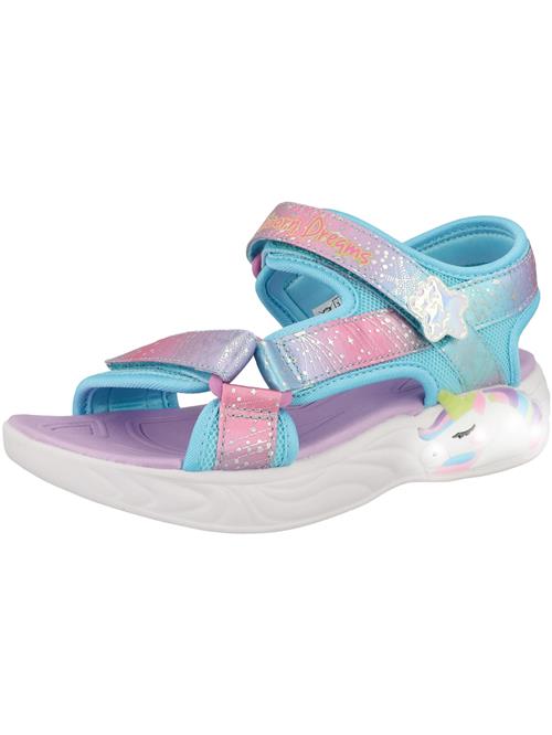 SKECHERS Sandaler 'UNICORN DREAMS'  blå / blandingsfarvet