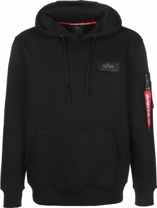 ALPHA INDUSTRIES Sweatshirt  khaki / rød / sort / hvid