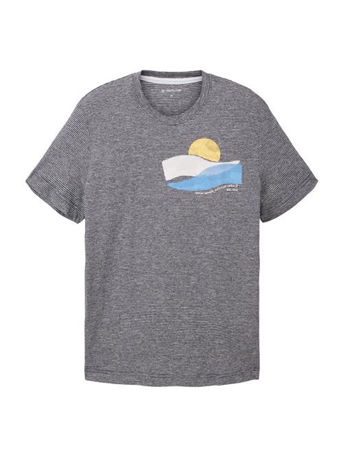 TOM TAILOR Bluser & t-shirts  navy / lyseblå / gul / offwhite