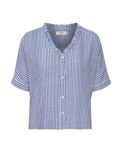 Cream Bluse 'Tiah'  blå / hvid
