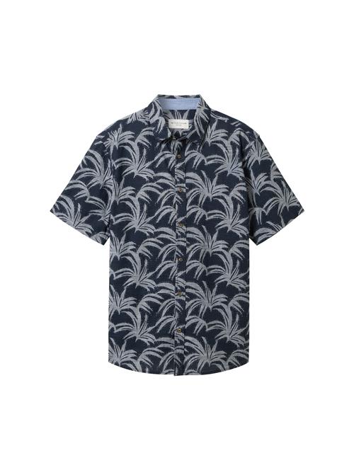 TOM TAILOR Skjorte  navy / grå
