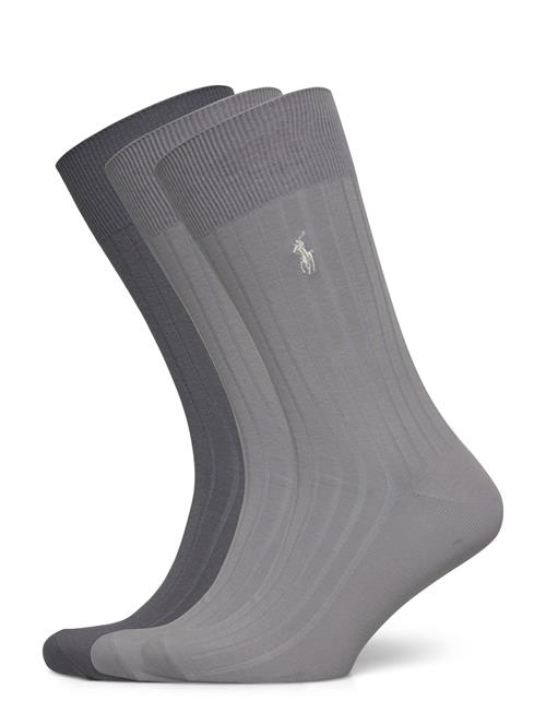 Polo Ralph Lauren | Ribbed Cotton-Blend Trouser Sock 3-Pack | 43-46
