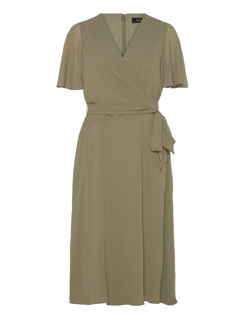 Lauren Ralph Lauren | Belted Georgette Dress | 40
