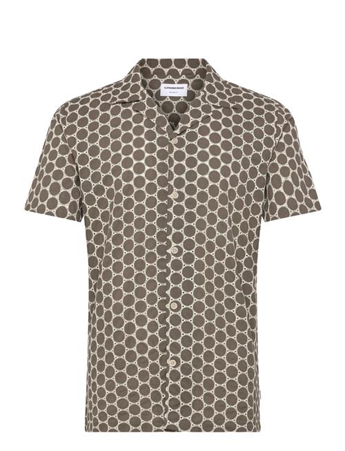 Lindbergh | Embroidery Cotton Shirt S/S | M