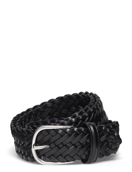 Anderson's | Woven Leather Belt Cognac - 3,5 Cm | 100