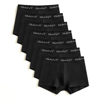 Gant 7P Basic Cotton Boxer Trunks Sort bomuld Medium Herre