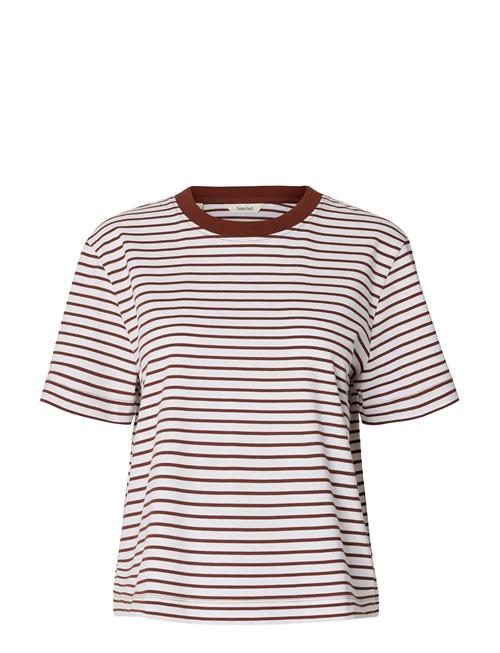 Selected | Slwessential Ss Striped Boxy Tee Noos | M