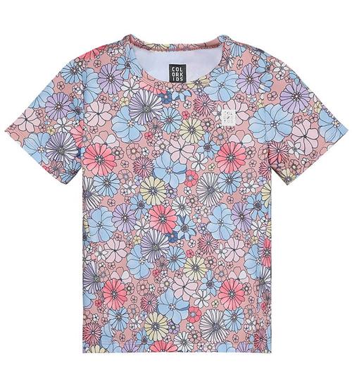 Color Kids T-shirt - Bridal Rose m. Blomster