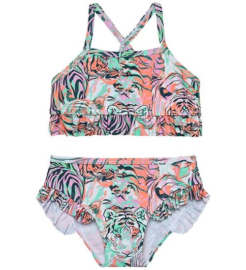 Color Kids Bikini - Begonia Pink m. Print