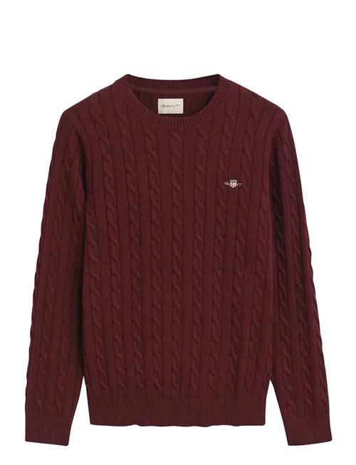 Se GANT | Classic Cable Knit Sweater | XXL hos Booztlet