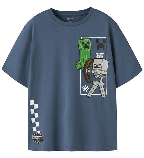 Name It T-shirt - NkmJun - Minecraft - Vintage Indigo