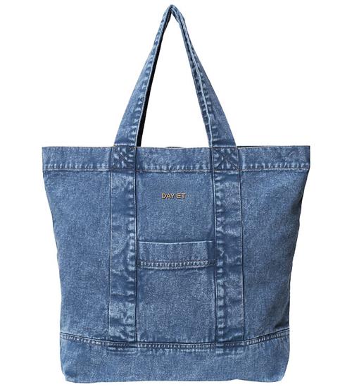 Se DAY ET Taske - Day Washed Denim - Medium Denim hos KidsWorld