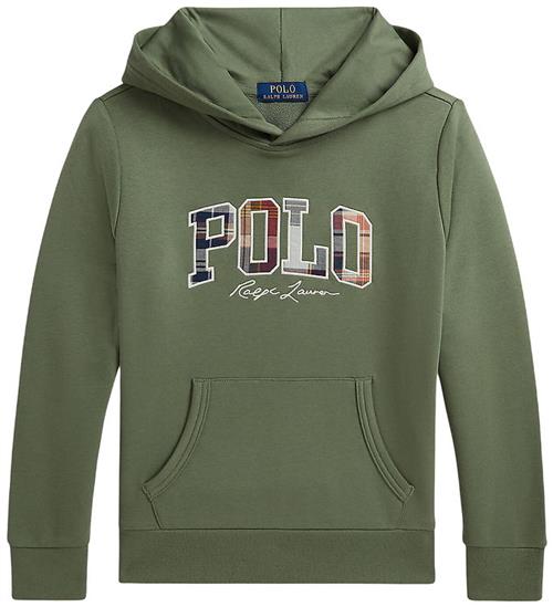 Se Polo Ralph Lauren Hættetrøje - Cargo Green m. Print hos KidsWorld