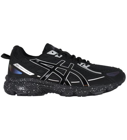 Se Asics Sko - Gel-Venture 6 GS - Black/Pure Silver hos KidsWorld
