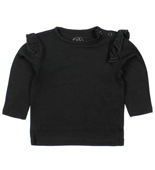 Petit by Sofie Schnoor Bluse - Sort m. Flæser