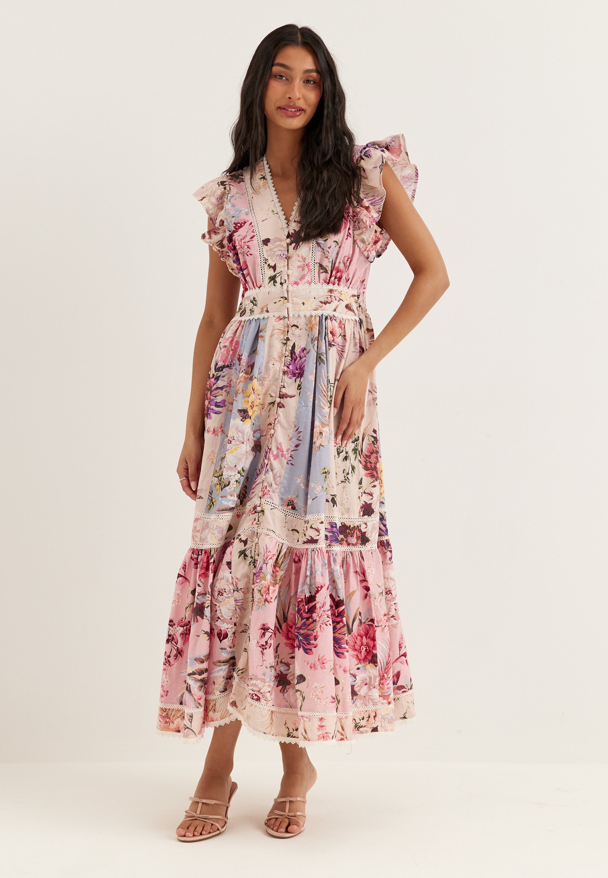 Se YAS Yasmessa Cs Long Dress hos Bubbleroom