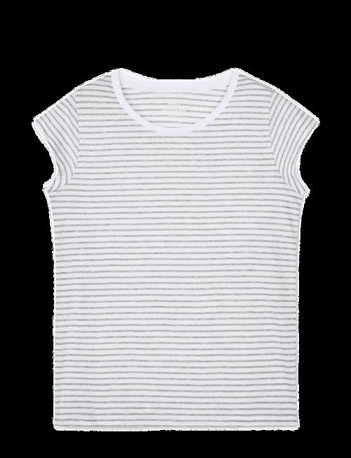Mads Nørgaard | Fine Jersey Stripe Teasy Tee Fav | M