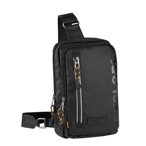 CAMEL ACTIVE Skuldertaske 'Explore'  sort
