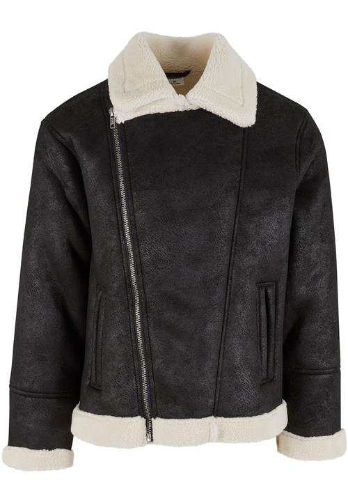Urban Classics Overgangsjakke  sort / hvid