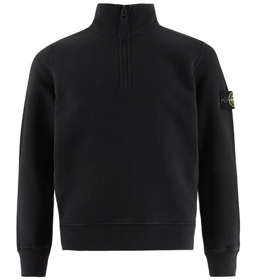 Stone Island Sweatshirt m. Lynlås - Sort