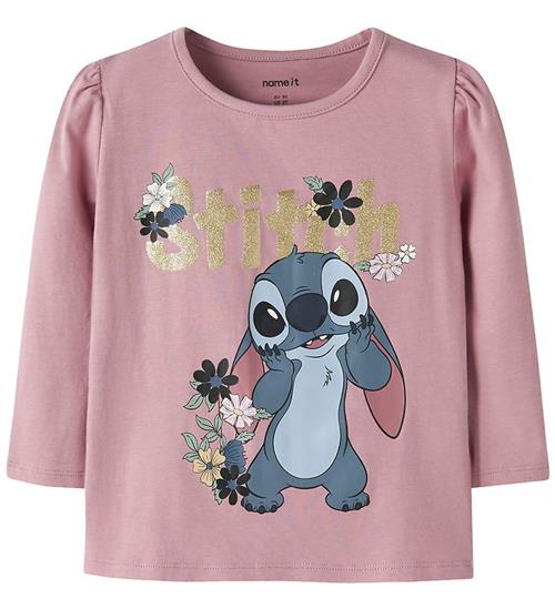 Name It Bluse - Noos - NmfJina - Stitch - Lilas