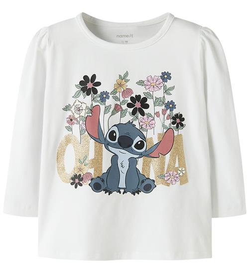 Name It Bluse - Noos - NmfJina - Stitch - Bright White
