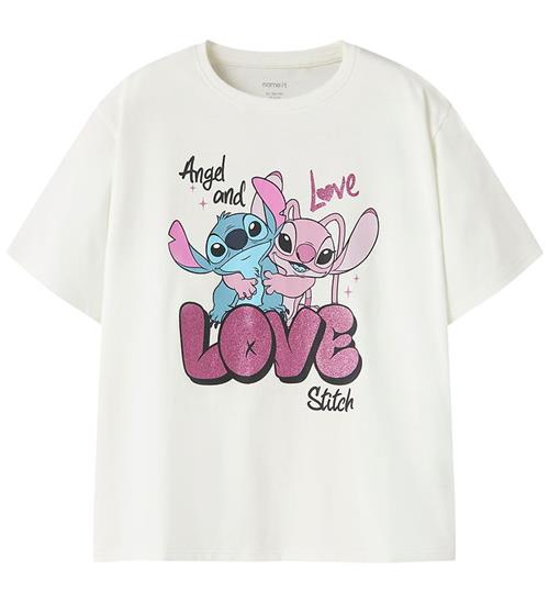 Name It T-shirt - Noos - NkfDymir - Stitch - Cloud Dancer