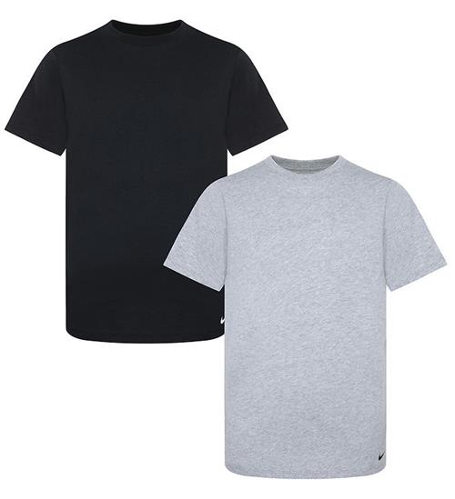 Nike T-shirt - 2-pak - Crew - White/Dark Grey Heather