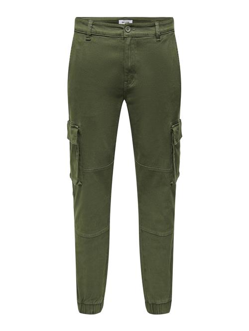 Only & Sons Cargobukser 'Calle'  oliven