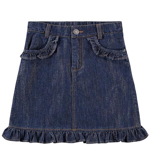 Molo Nederdel - Berit - Mid Blue Glitter