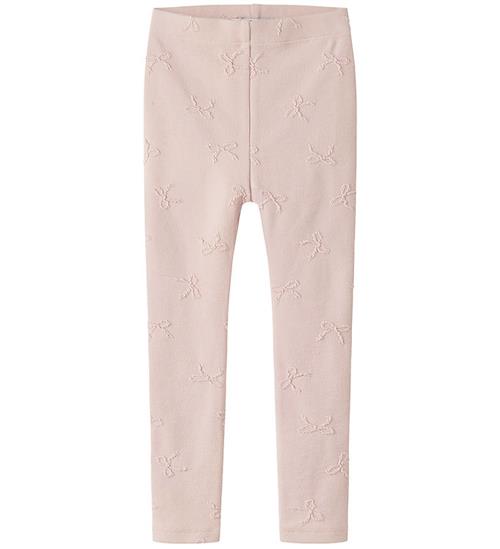 Name It Leggings - NmfKatty - Lotus m. Sløjfer
