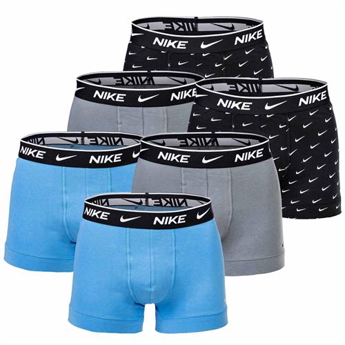 NIKE Sportsunderbukser  lyseblå / grå / sort / hvid