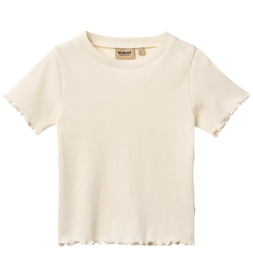 Wheat T-shirt - Rib - Alicia - Ivory