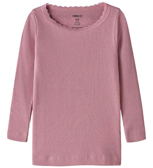 Name It T-shirt - Rib - Noos - NmfKab - Lilas