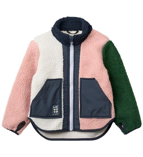 Liewood Fleecejakke - Teddy - Noam - Rose Blush Multi Mix