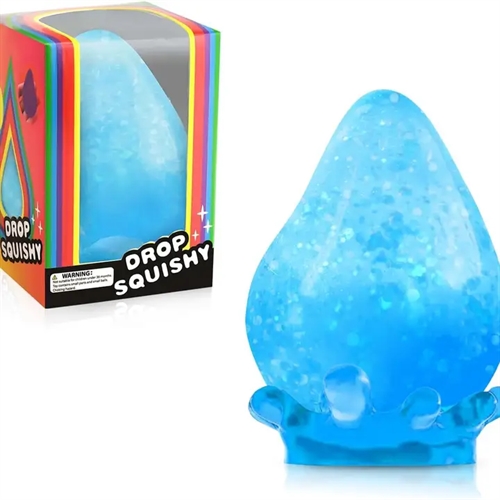 SQUISHY Glitter Dream Drop Squishy Blå