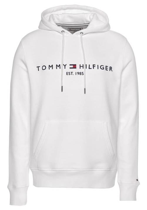 TOMMY HILFIGER Sweatshirt 'Logo Embroidery Flex Drawstring'  navy / rød / hvid