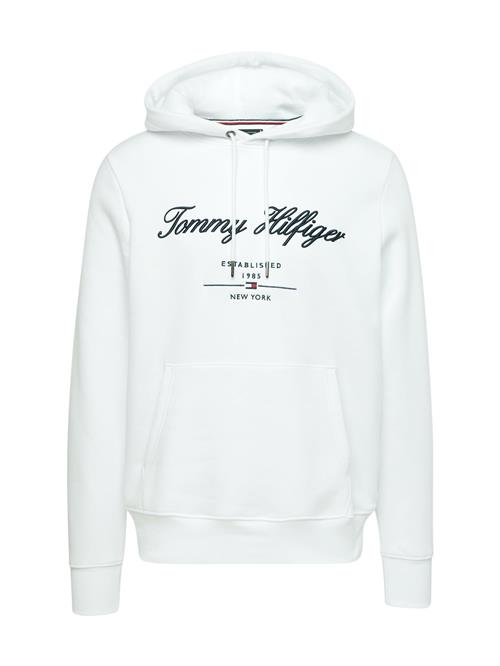TOMMY HILFIGER Sweatshirt 'Logo Embroidery'  navy / rød / hvid