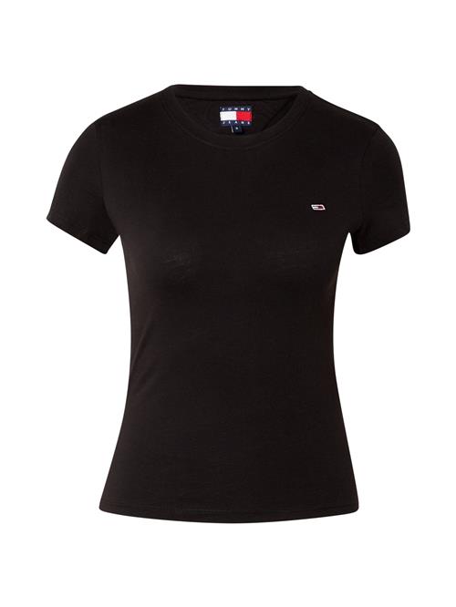 Tommy Jeans Shirts 'Flag Embroidery Slim'  sort