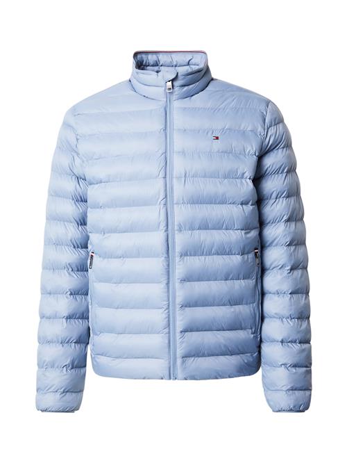 TOMMY HILFIGER Overgangsjakke 'Packable Flag Embroidery Padded'  himmelblå