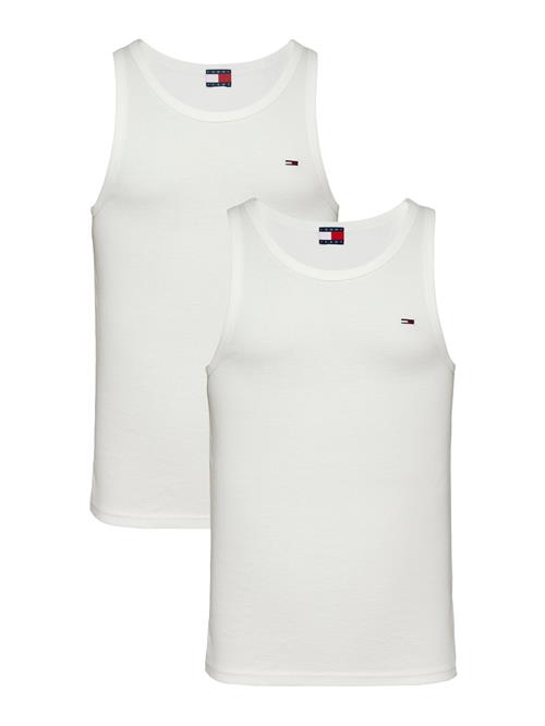Tommy Jeans Bluser & t-shirts 'Tommy Flag Extra Slim Tank'  hvid