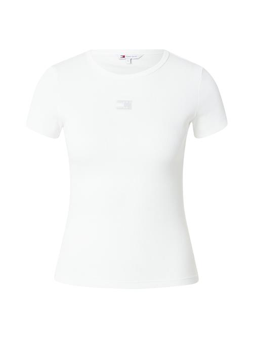 Tommy Jeans Shirts 'Tommy Badge Slim'  offwhite