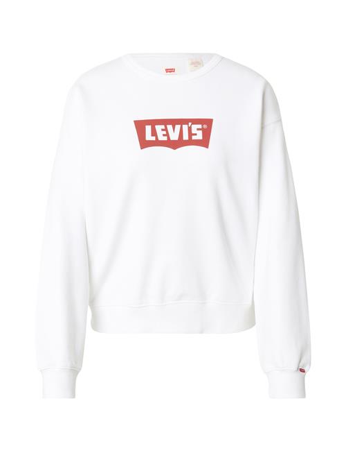 LEVI'S ® Sweatshirt 'Heritage'  carminrød / hvid