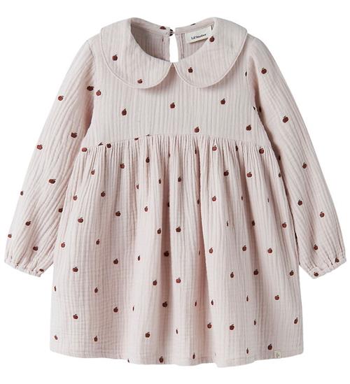 Lil Atelier Kjole - Loose - NmfKamma - Hushed Violet m. Æbler