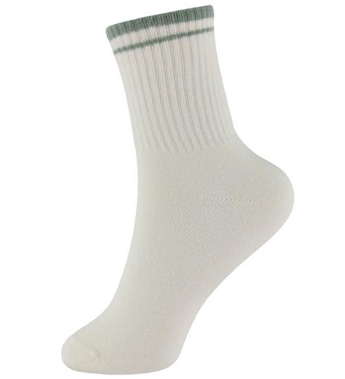 Name it Strømper - NkfKetti - Antique White/Green Milieu