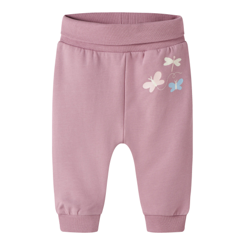 NAME IT Sweatpants Vrillie Lilas Butterflies