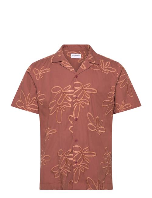 Lindbergh | Embroidered Cotton Shirt S/S | L